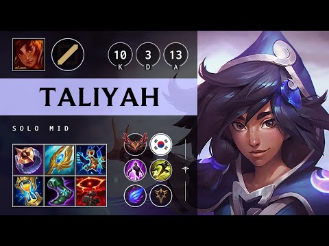 Taliyah Mid vs Ryze - KR Grandmaster Patch 25.19
