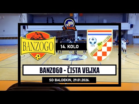 1. ŽMNL: BANZOGO - ČISTA VELIKA  1:2, 29.01.2026.
