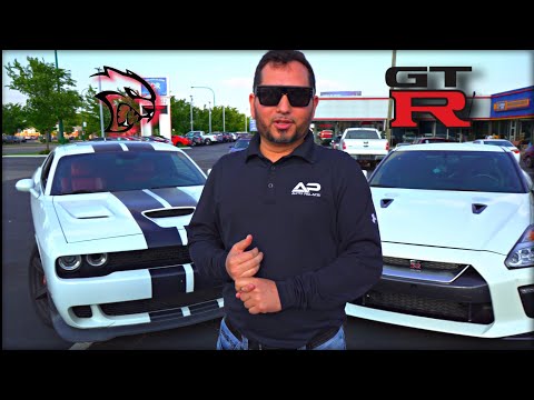 NISSAN GT-R VS HELLCAT!!!