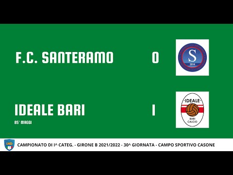 F.C. SANTERAMO - IDEALE BARI 0 - 1