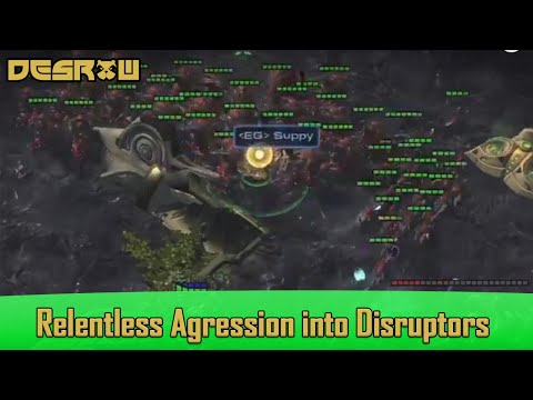 LotV PvZ - Relentless agression into disruptors