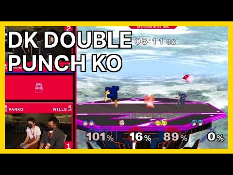 DK double punch KO (btssmash) | Smash Melee Highlights