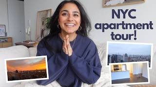 Welcome to our NYC apartment!! | Empty Apartment Tour in Manhattan | Finding Home in New York Ep 9 🤍