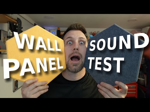Wall panel sound tests