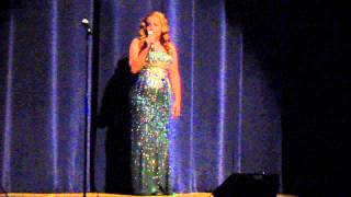 Rachel Justus singing "Make You Feel My Love"