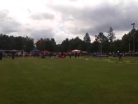 Krajské kolo na Cerovej 20.6.2015 - DHZ Suchá nad Parnou ženy 2.pokus