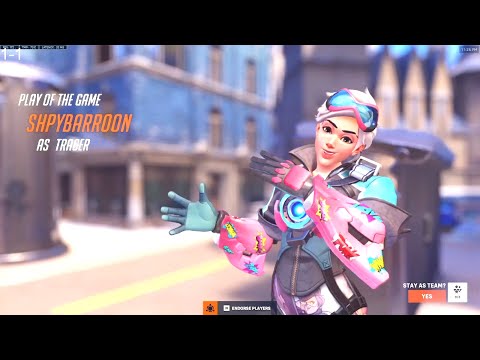 SPEEDILY PRO TRACER GAMEPLAY - POTG! [ OVERWATCH 2 SEASON 3 TOP 500 ]