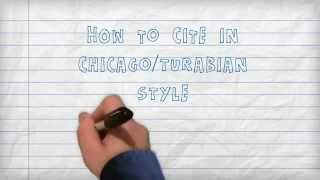 Citing - How to Cite in Chicago/Turabian Style: A Three Minute Tutorial