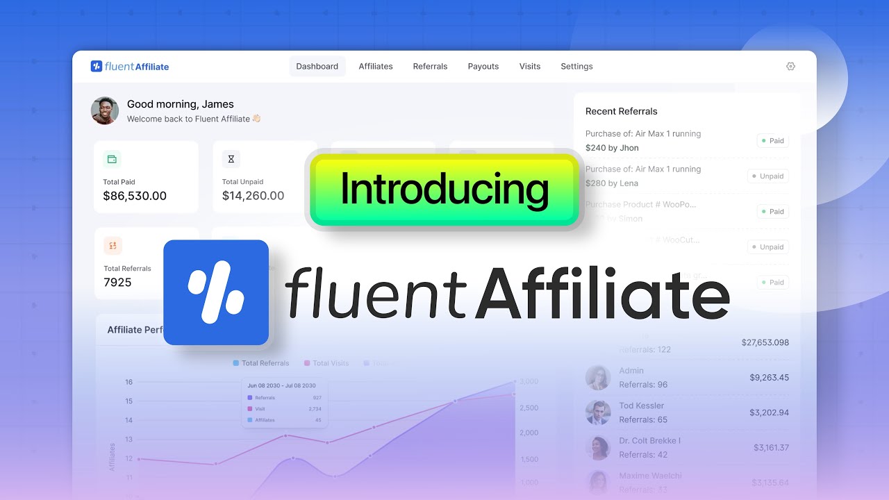 Introducing FluentAffiliate : The Ultimate WordPress Affiliate Management Plugin YOU Need