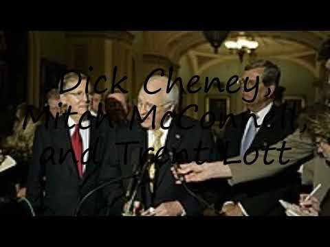 How to pronounce Dick Cheney, Mitch McConnell, and Trent Lott in English?