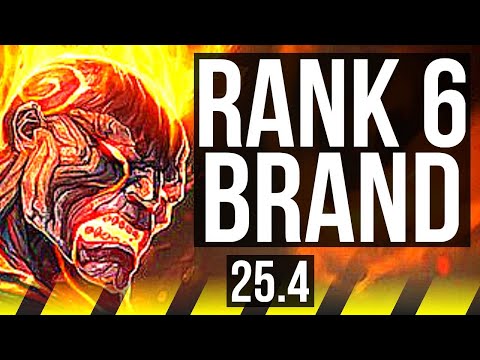 BRAND & Leona vs ZERI & Yuumi (ADC) | 15/2/12, Rank 6 Brand, Legendary | EUNE Challenger | 25.4