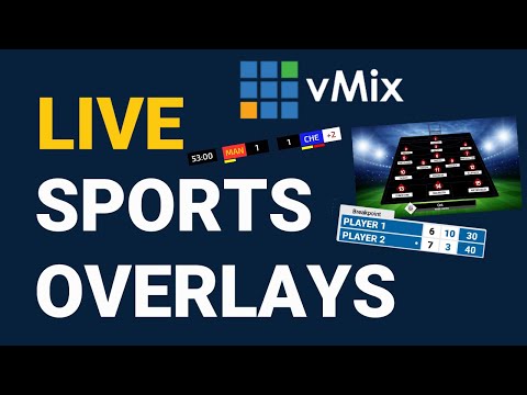 Add Live Scoreboards, Team Formations & Announcements to vMix | OBScoreboard Football, Rugby & More