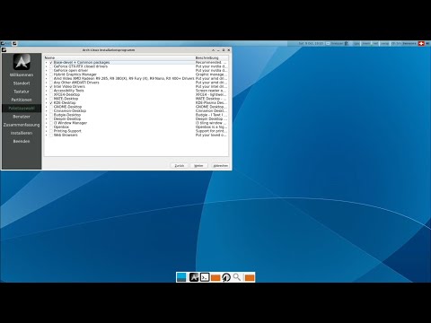 Arch Linux einfache Installation mit dem Calam-Installer