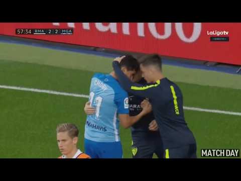 Gonzalo Castro Amazing Goal - Real Madrid vs Malaga 2-2 - La Liga 25/11/2017 HD