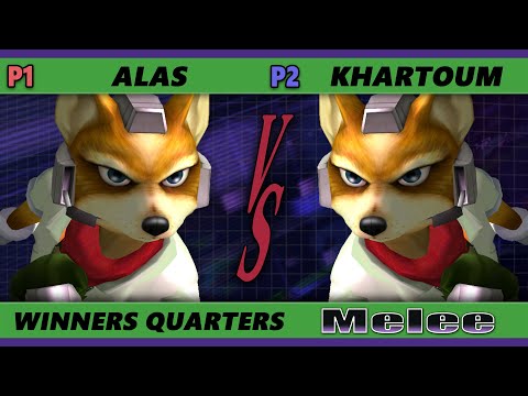 S@X 448 Winners Quarters - alas (Fox) Vs. Khartoum (Fox) Smash Melee - SSBM