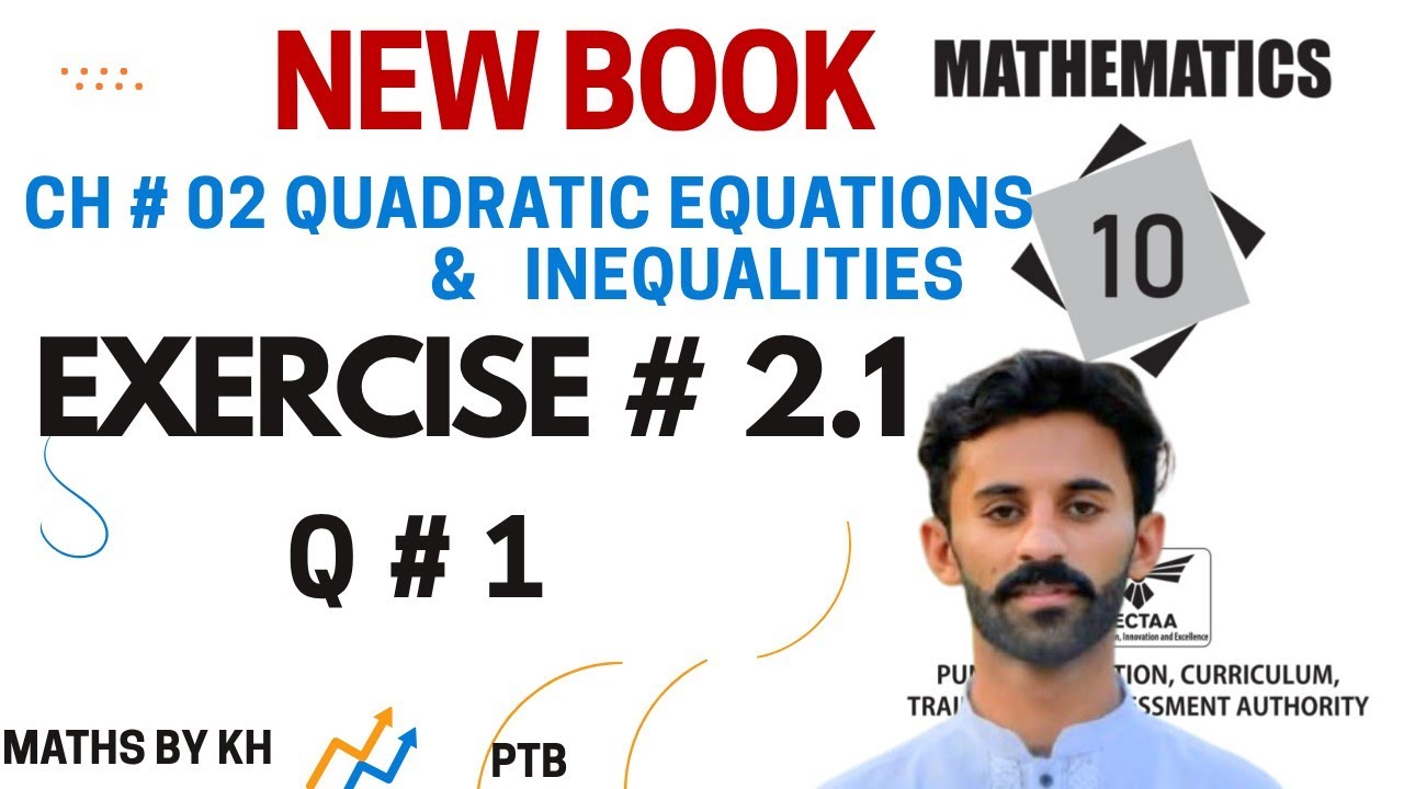 10th Class Math New Book 2026 || Chapter 2 Exercise 2.1 || Question 1
