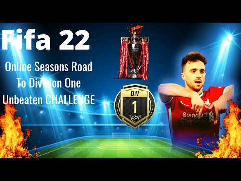 FIFA 22 Online Seasons - Unbeaten CHALLENGE #3 JOTAAAA - Road To Division One