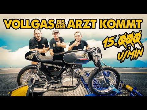 VOLLGAS bis der Arzt kommt! - Die finale Schlacht bei 15.000 U/MIN | Zündapp 517 | Andi Feldmann