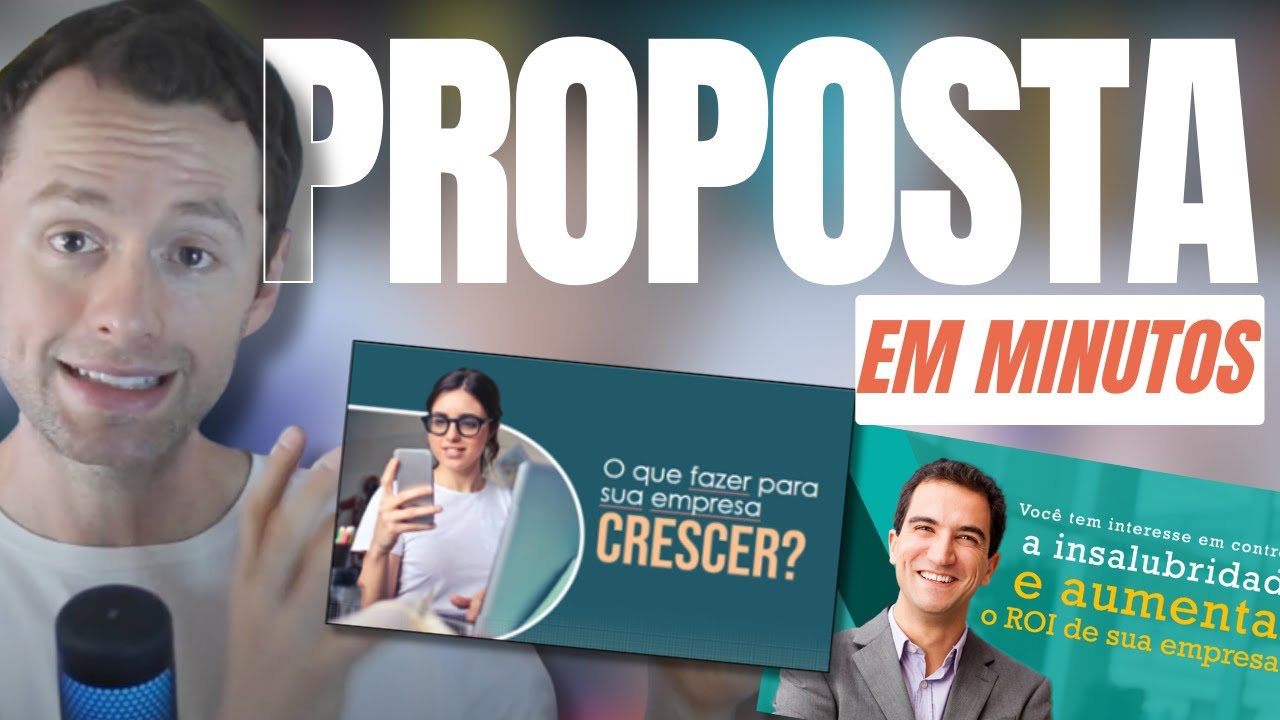 Apresentação de Proposta | Como fazer uma BOA PROPOSTA em MINUTOS para ser APROVADA | QUALQUER TIPO
