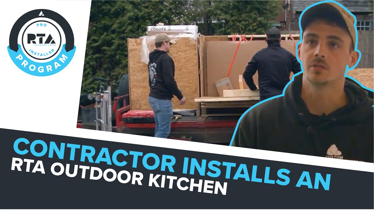 RTA Outdoor Kitchen Assembly | Demonstrated by a Pro Installer