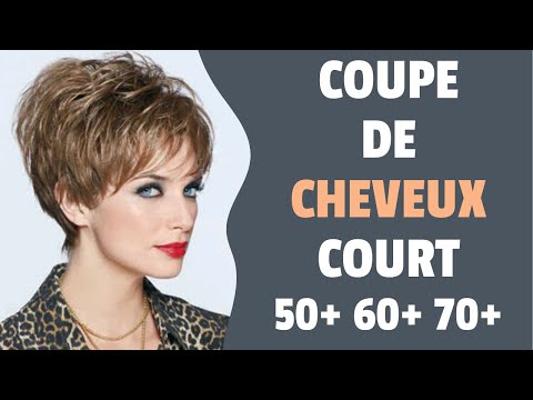 COUPE DE CHEVEUX COURT FEMME 2023 DE 50+ 60+ 70+ Ans
