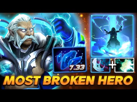 MOST BROKEN HERO ON 7.33 PATCH - Zeus Shard + Manta Style Build Dota 2
