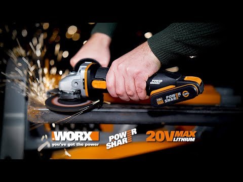 Worx WX803 Γωνιακός Τροχός Μπαταρίας 20V 11