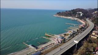 ЖД Комфорт в Сочи, район Хоста Недвижимость в Сочи с квадрокоптера