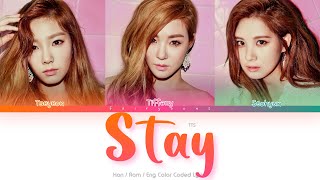 Girls’ Generation-TTS (소녀시대-태티서) Stay Color Coded Lyrics (Han/Rom/Eng)