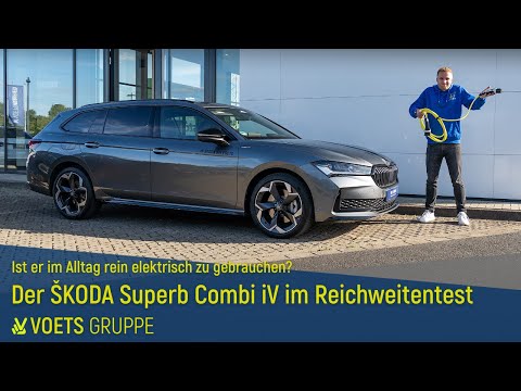 How far can it go? | Skoda Superb Combi iV range test | VOETS GROUP