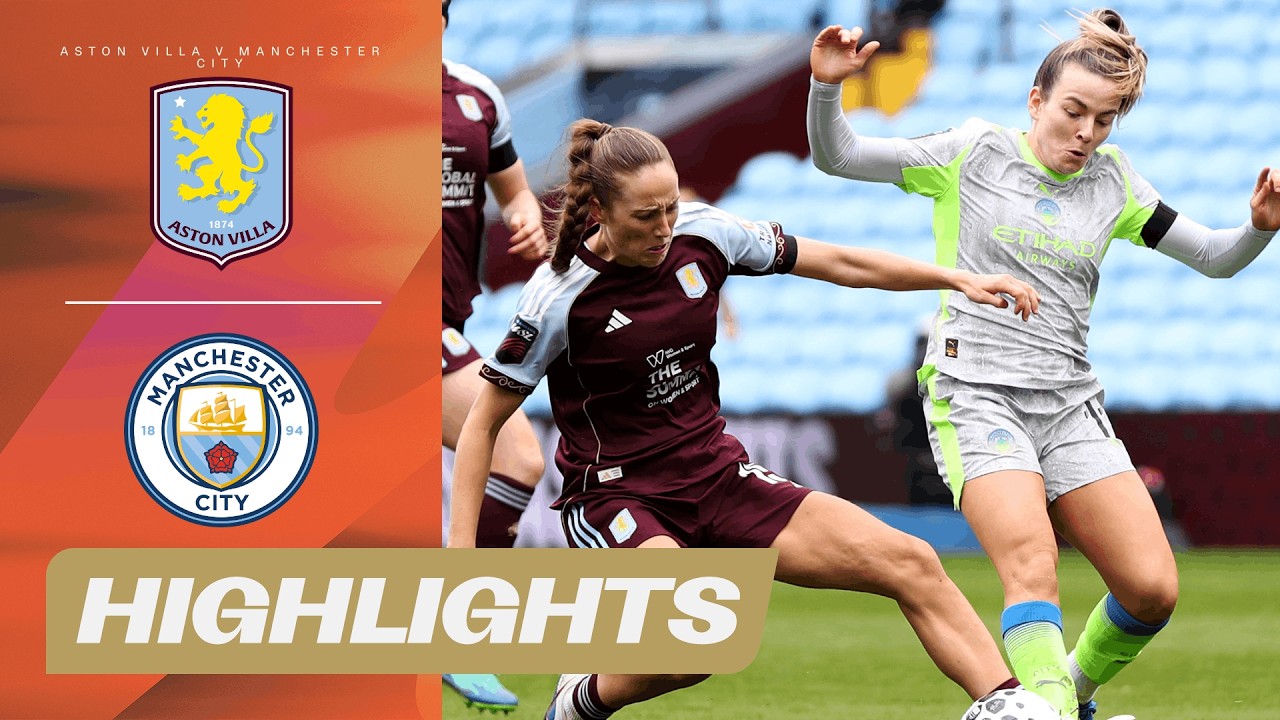 Aston Villa vs Manchester City Highlights