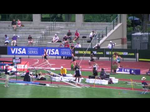 Womens Heptathlon 800m run Heat 2 2011 USA Junior T&F Champs June 24, 2011