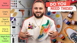 The Sneaker Customizer’s Ultimate Tier Ranking of Supplies