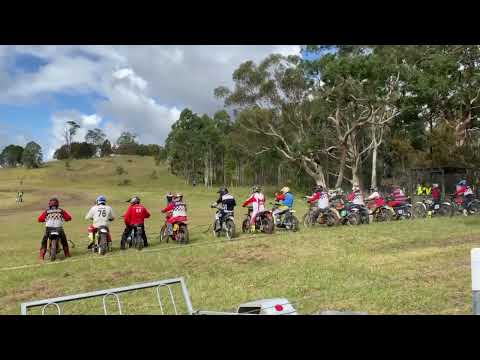 My first VMX race at Hunter classics... Bultaco Pursang 370  1976 model.