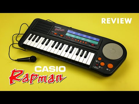 Casio Rapman RAP-1 32-Key Keyboard 1990 - 1991 - Black image 10