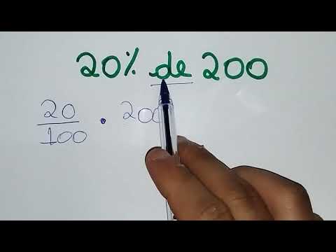 20% de 200 - Porcentagem - Como Calcular?