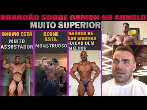 Brandão com 130 kg no OFF - Elogiou Ramon + Keone espetacular + Nescau muito melhor