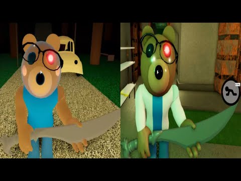 Old vs New Redesign Beary Jumpscare - Roblox Piggy