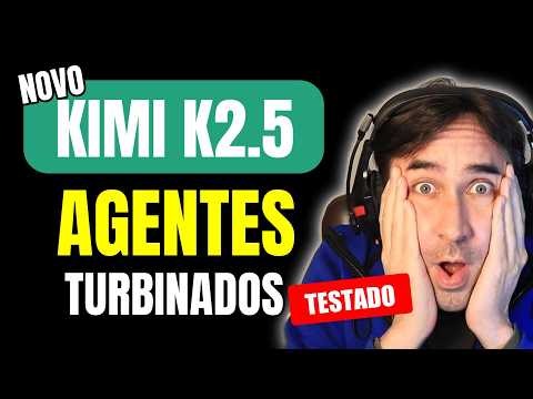NOVO Kimi K2.5 Surpreende e é Lider da CHINA com o Melhor Modelo de iA da Atualidade