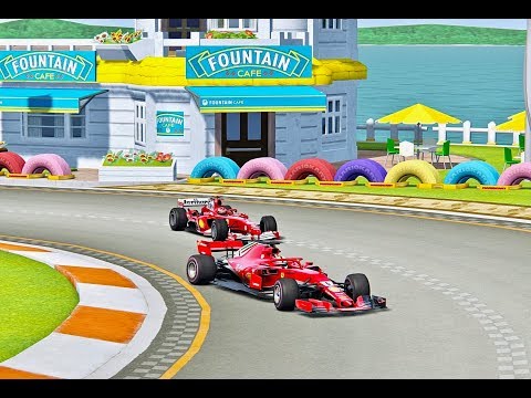 Ferrari F1 2018 vs Ferrari F1 2004 - Super Mario Yoshi Track