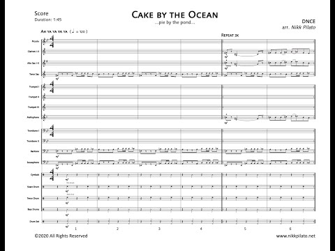 Cake by the Ocean - DNCE (Marching Band Arrangement)