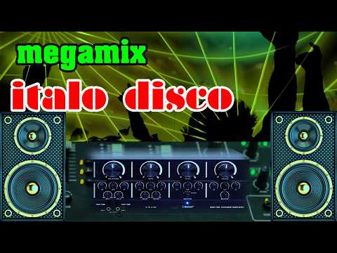 Italo Disco MegaMix New Dance Music, Euro Disco Style 70 80 90s, Modern Talking Music Test Speaker