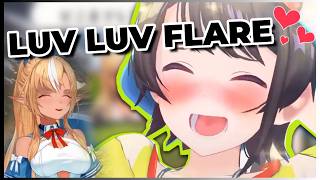 She Gets UNUSUALLY Lovey-Dovey with Flare at Subaru’s Hut! | Hololive Clips Eng-sub