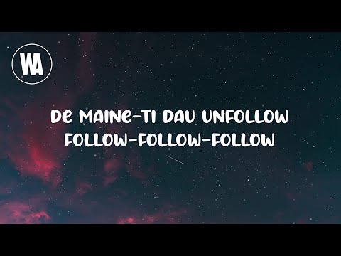 Jador ❌ Laura Vass ❌ What's UP - Unfollow | Versuri/Lyrics