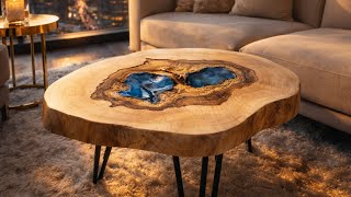 How to make Epoxy RESIN Coffee TABLE