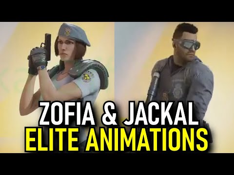 Zofia & Jackal Elite Skin Animation Leak Including All Operators (Year 6) - Rainbow Six Siege