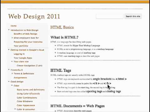 w3schools HTML Basics