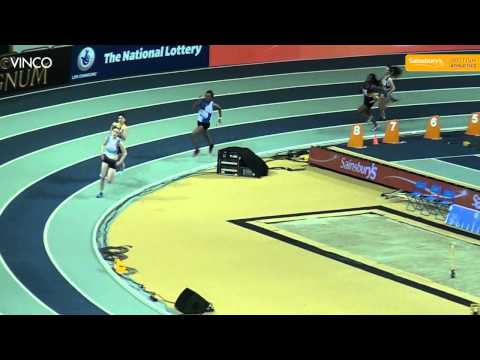 National Junior Indoor Relays. U17 Women (B). Heat