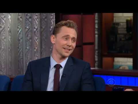 Stephen Colbert interviews Tom Hiddleston, both geek out over Classics