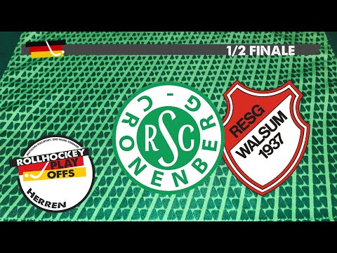 Ins Finale: PlayOff 3. Halbfinale - Rollhockey Bundesliga - 🟢⚪️ RSC Cronenberg Löwen 🆚 RESG Walsum